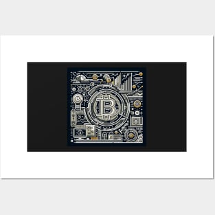 Blockchain Nexus: The Digital Currency Matrix Posters and Art